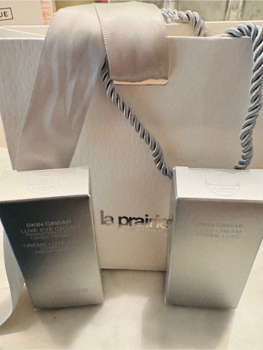 La Prairie Silver Skin Caviar Luxe Set with Gift Bag